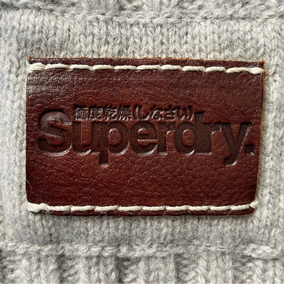 Superdry fleece lined knit sweater - Picture 4 of 6